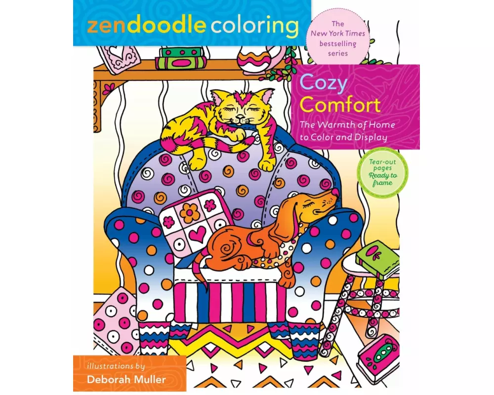 Zendoodle Coloring: Cozy Comfort