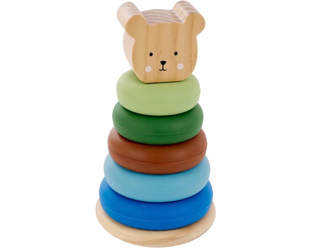 JABADABADO Stapelturm Teddy 16.5cm W7315 Silikon