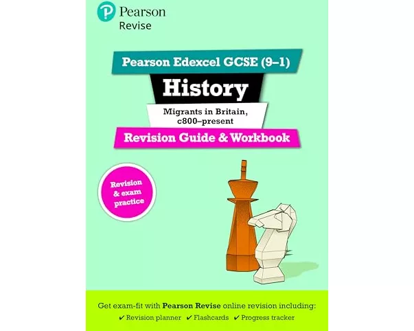 Pearson REVISE Edexcel GCSE History Migrants in Britain, c.800-present Revision Guide and Workbook incl. online revision - for 2025 exams