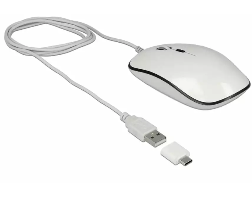 Delock Maus 12532 USB-Type-A &Type-C