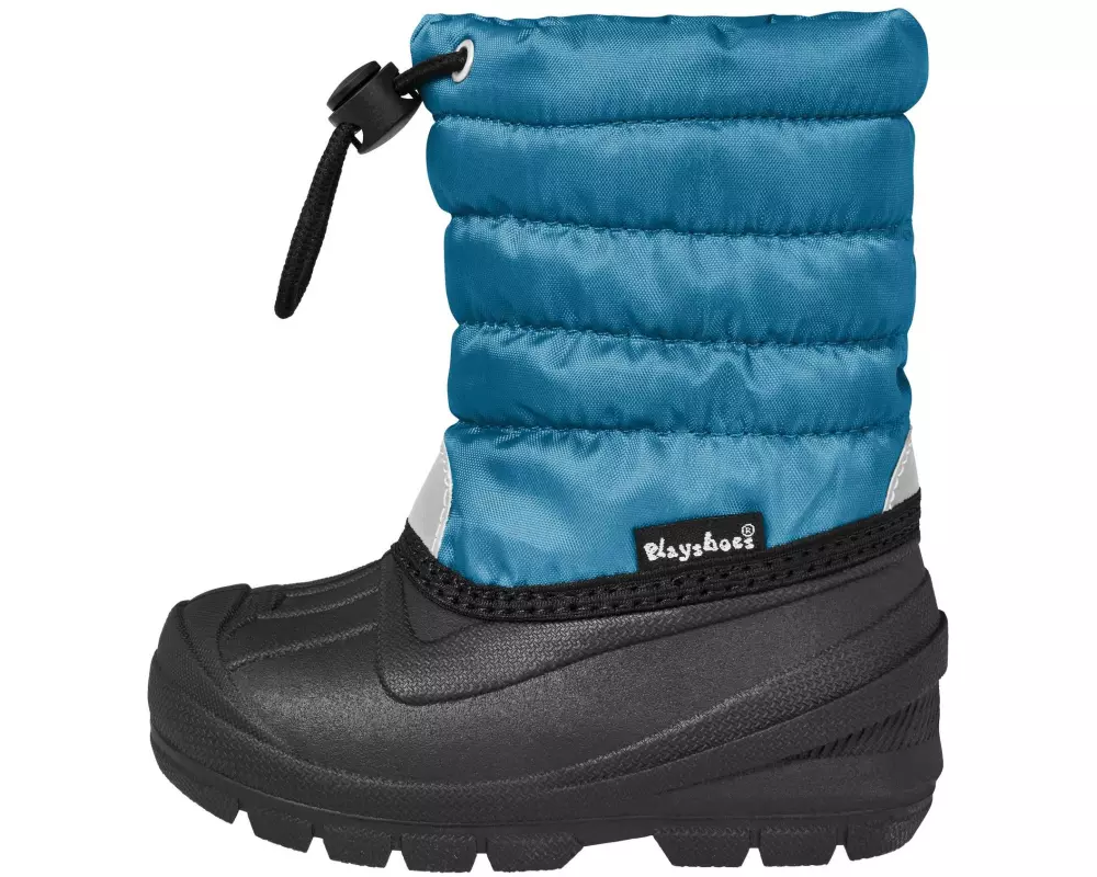 Playshoes Winter-Bootie Gr. 34/35, Blau