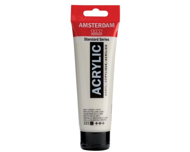 AMSTERDAM Acrylfarbe 120ml 17092222 neapelgelb hell 222