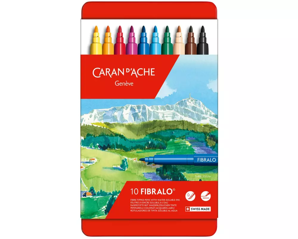 Caran d'Ache Filzstift Fibralo 10 Stück