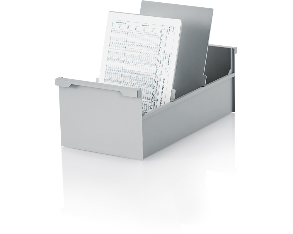 STYRO Karteikasten hoch A6 30-6732.85 grau