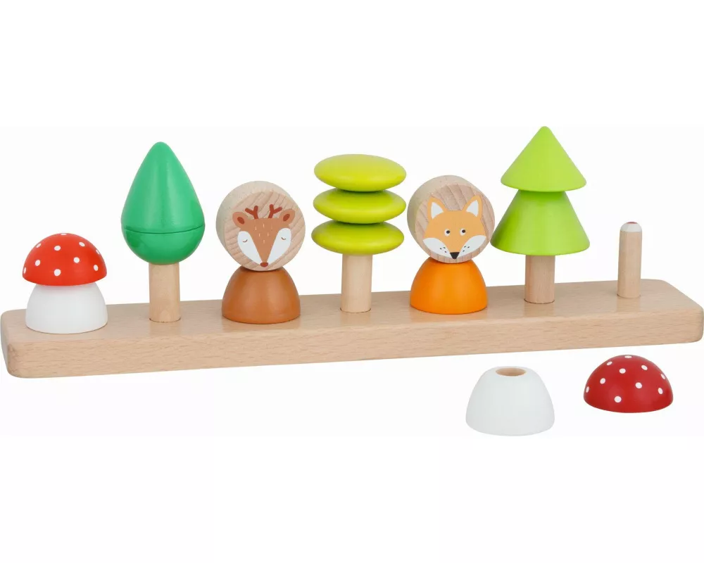 Farben- und Formensortierspiel Kleine Waldfreunde