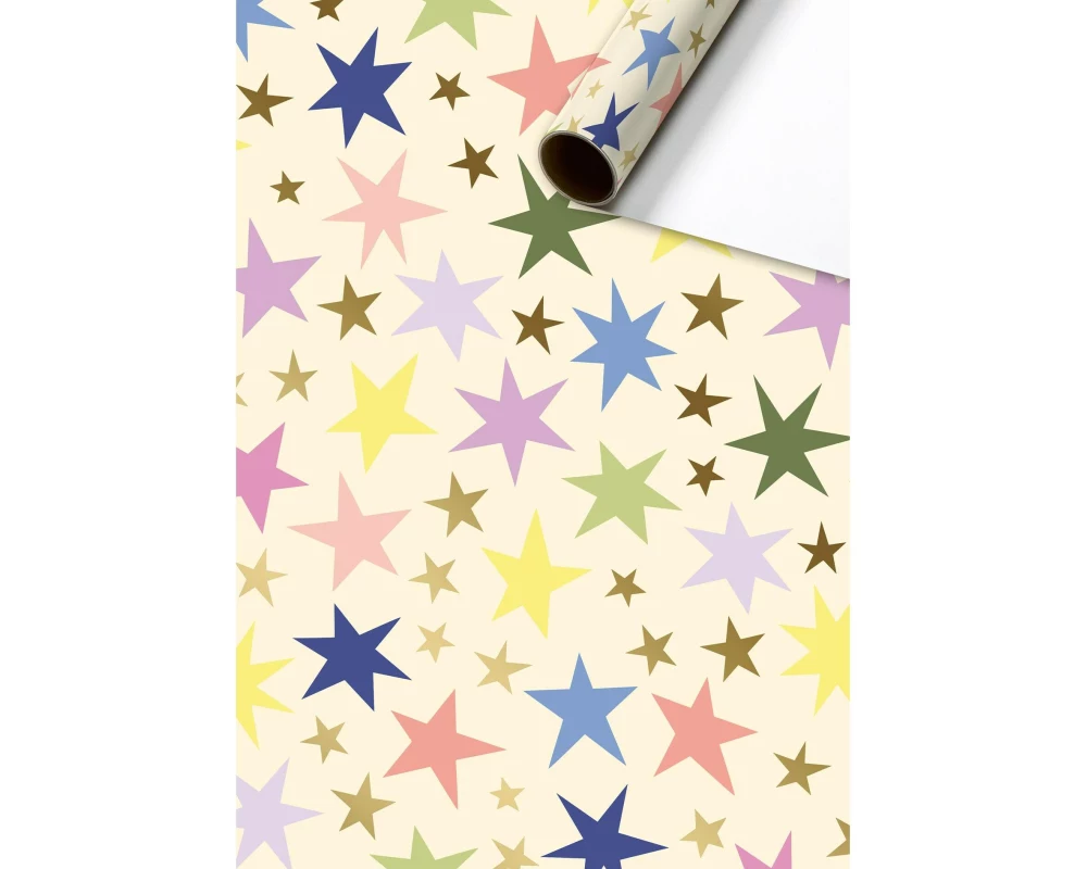 Stewo Geschenkpapier Zig | 70 cm × 1.5 m, 76 g/m², beige