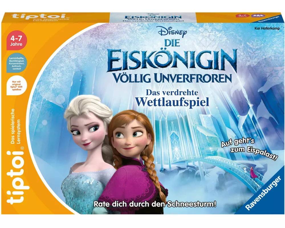 tiptoi Disney Die Eiskönigin Völlig unverfroren: Das verdrehte Wettlaufspiel - ab 4 Jahre