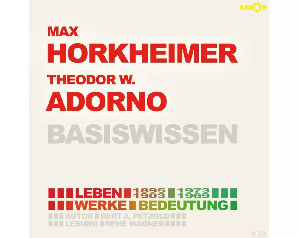 Max Horkheimer (1895-1973) und Theodor W. Adorno (1903-1969) - Leben, Werk, Bedeutung - Basiswissen