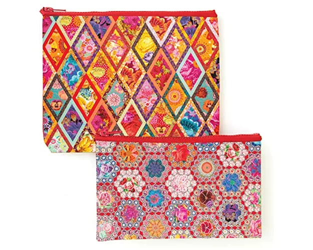 Kaffe Fassett’s Fabulous Florals Eco Pouch Set
