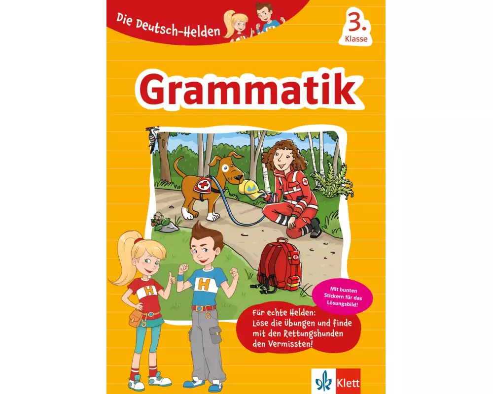 Klett Die Deutsch-Helden: Grammatik 3. Klasse
