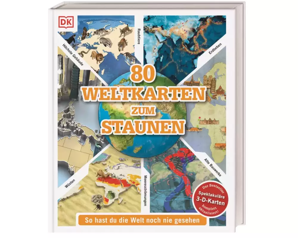 80 Weltkarten zum Staunen