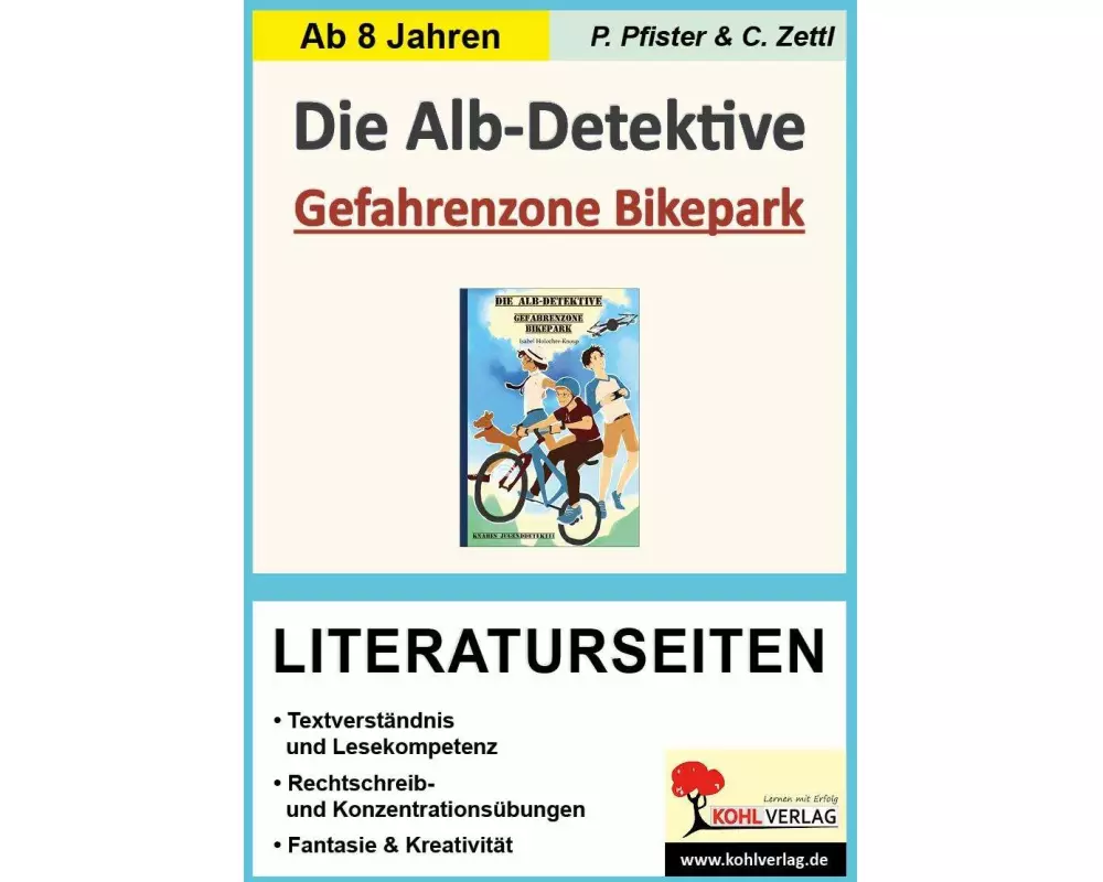 Die Alb-Detektive: Gefahrenzone Bikepark - Literaturseiten