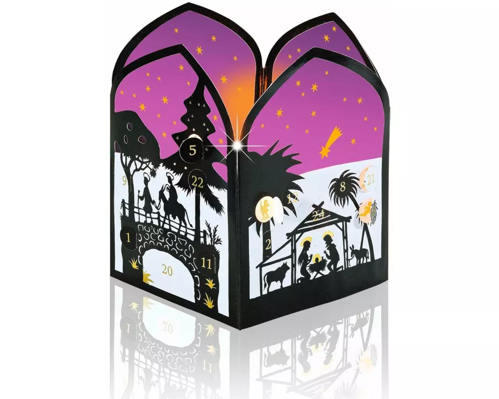 Adventskalender-Laterne