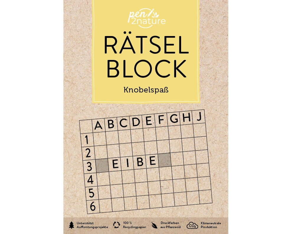 Rätselblock Knobelspaß. Block mit über 130 kniffligen Rätseln in Farbe