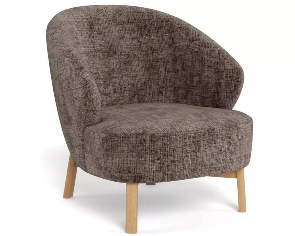 AC Design Sessel Darlene Braun, 77.5 x 78 cm