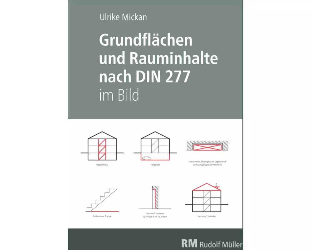 Grundflächen und Rauminhalte nach DIN 277 im Bild