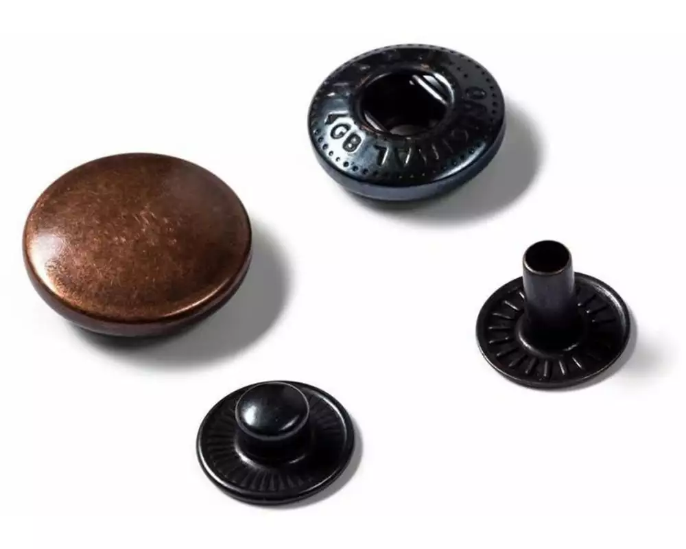 Prym Knopf 10 Stück, Altkupfer