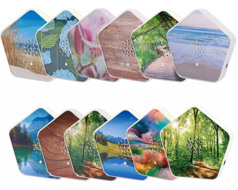 OLYMP Sounds of Nature Box 6 Stück mit 4 Klängen und je 12 Motiven