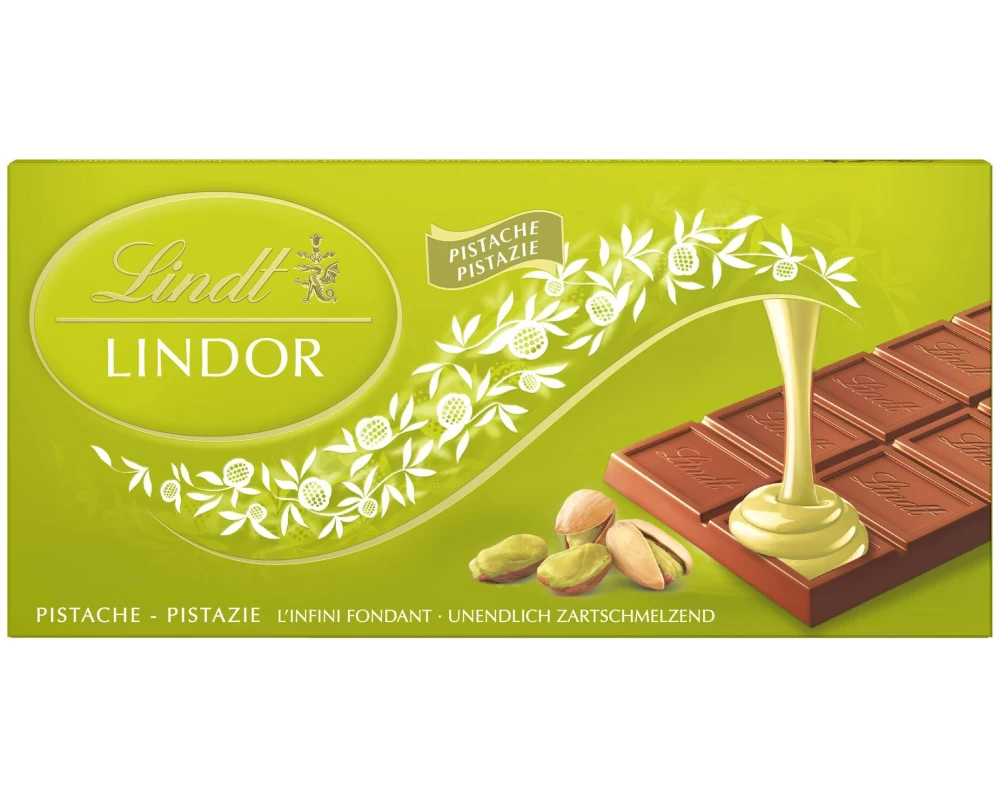 Lindt Tafelschokolade Lindor Pistazie 100 g