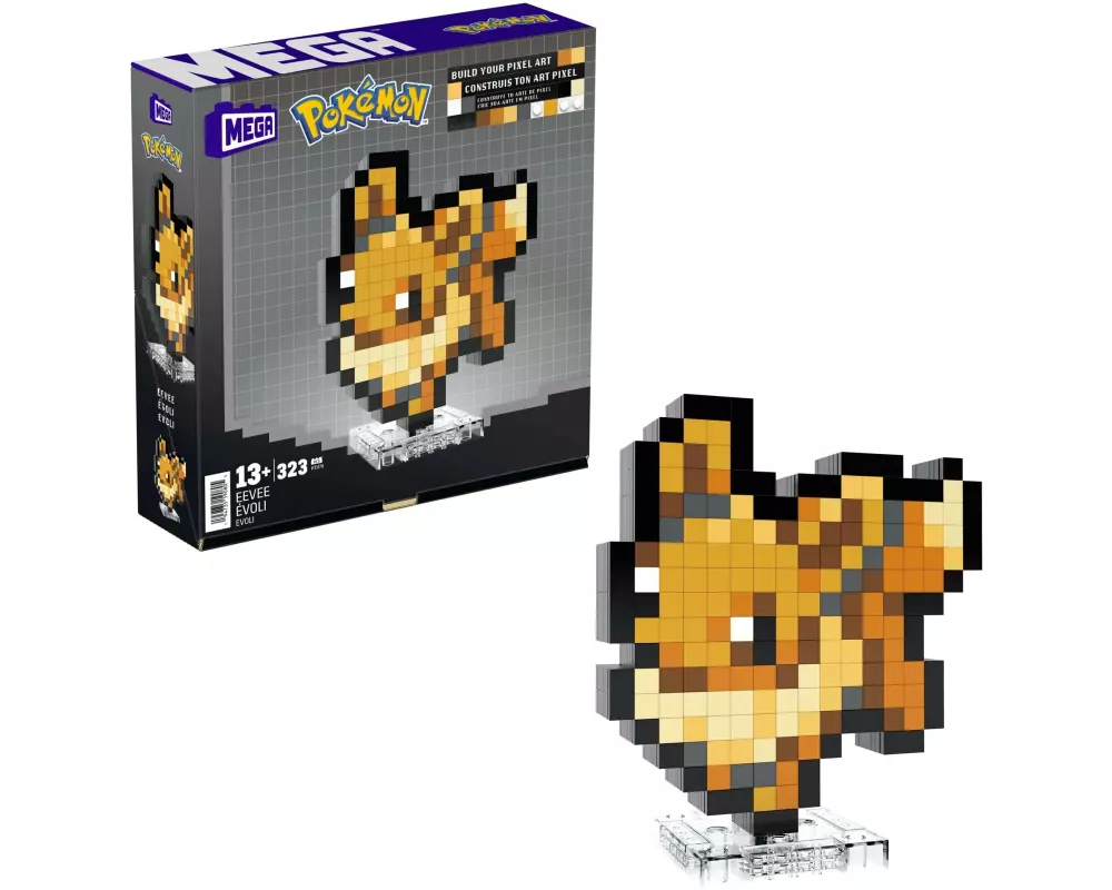 Mega Construx Pokémon Evoli Pixel Art