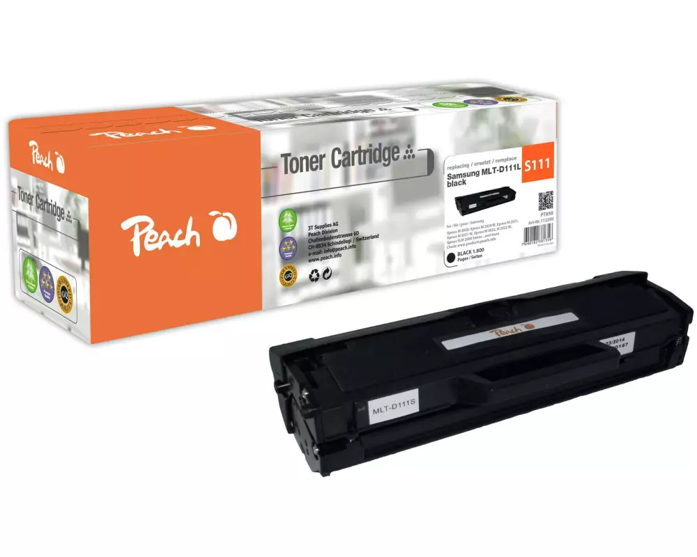 Peach Toner Samsung MLT-D111L Black