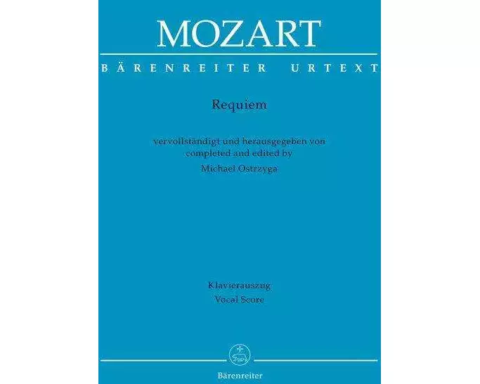 Requiem (Neuvervollständigung) Klavierauszug vokal