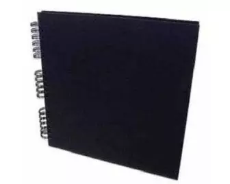 S.O.H.O. Schwarz - Wire-o Fotoalbum 60/290 x 290 mm, schwarz