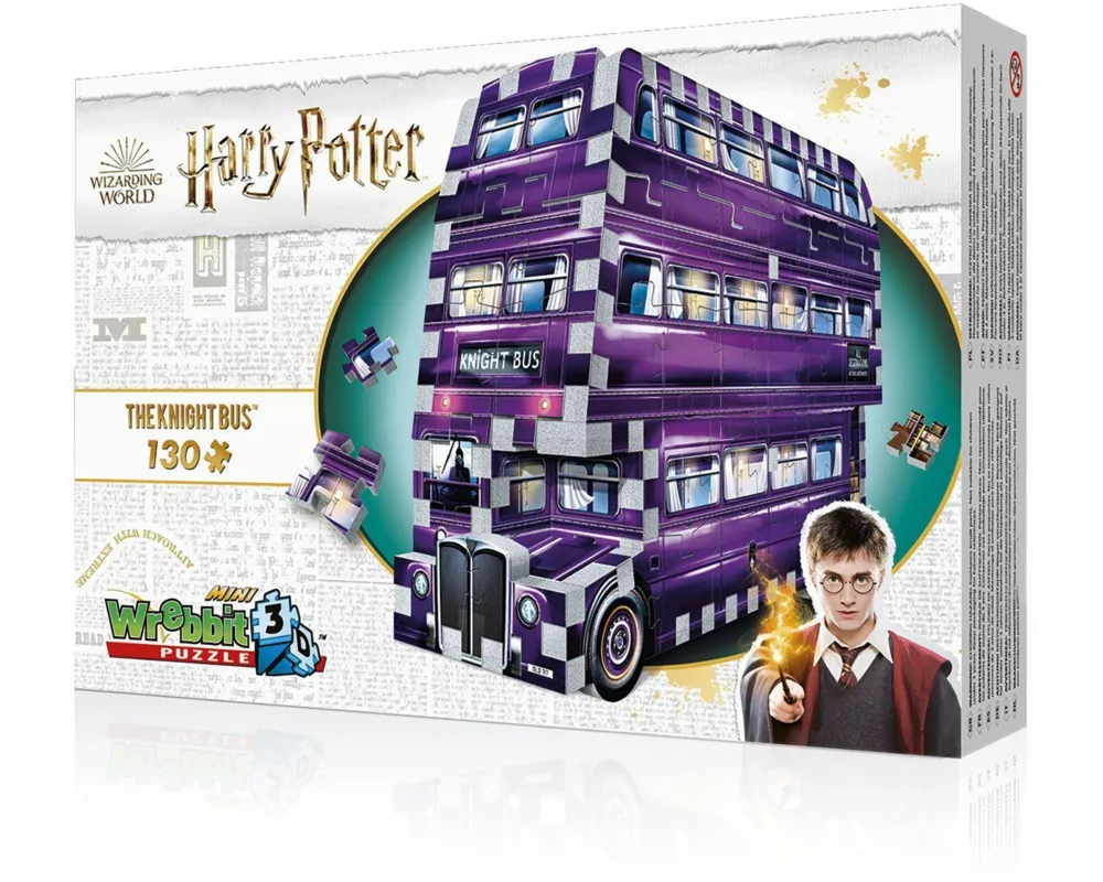 Der fahrende Ritter Mini Harry Potter / Knight Bus 3D Puzzle 130 Teile