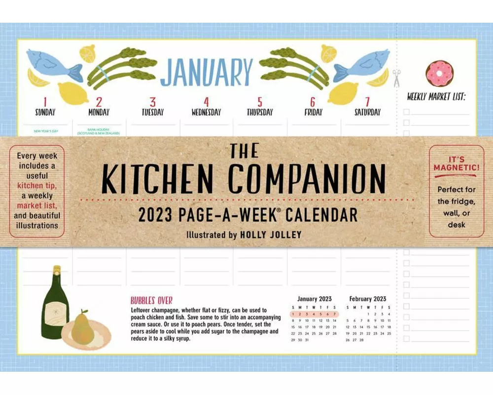 The Kitchen Companion Page-A-Week Calendar 2023