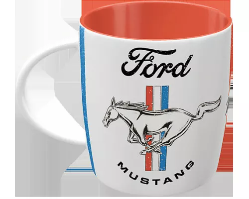 Tasse. Ford / Ford Mustang - Horse & Stripes Logo