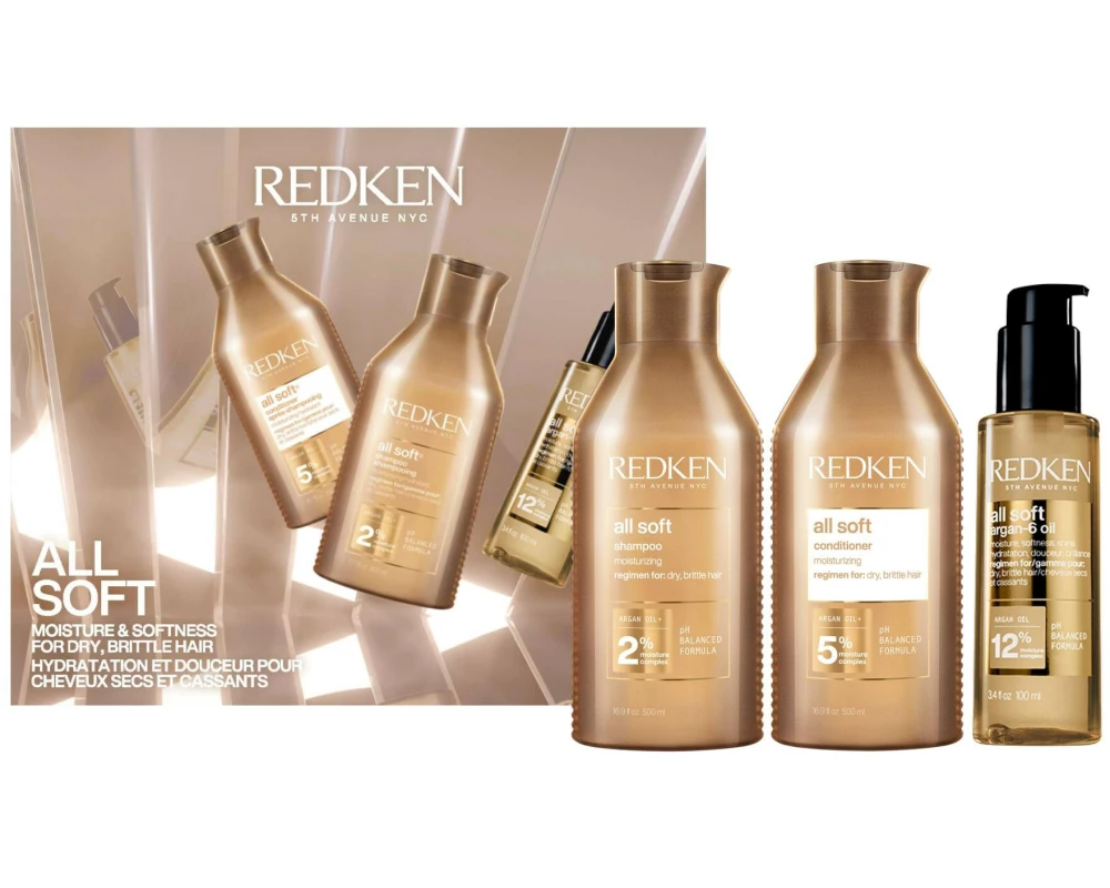 Redken All Soft Holiday Gift Set 3 Stück