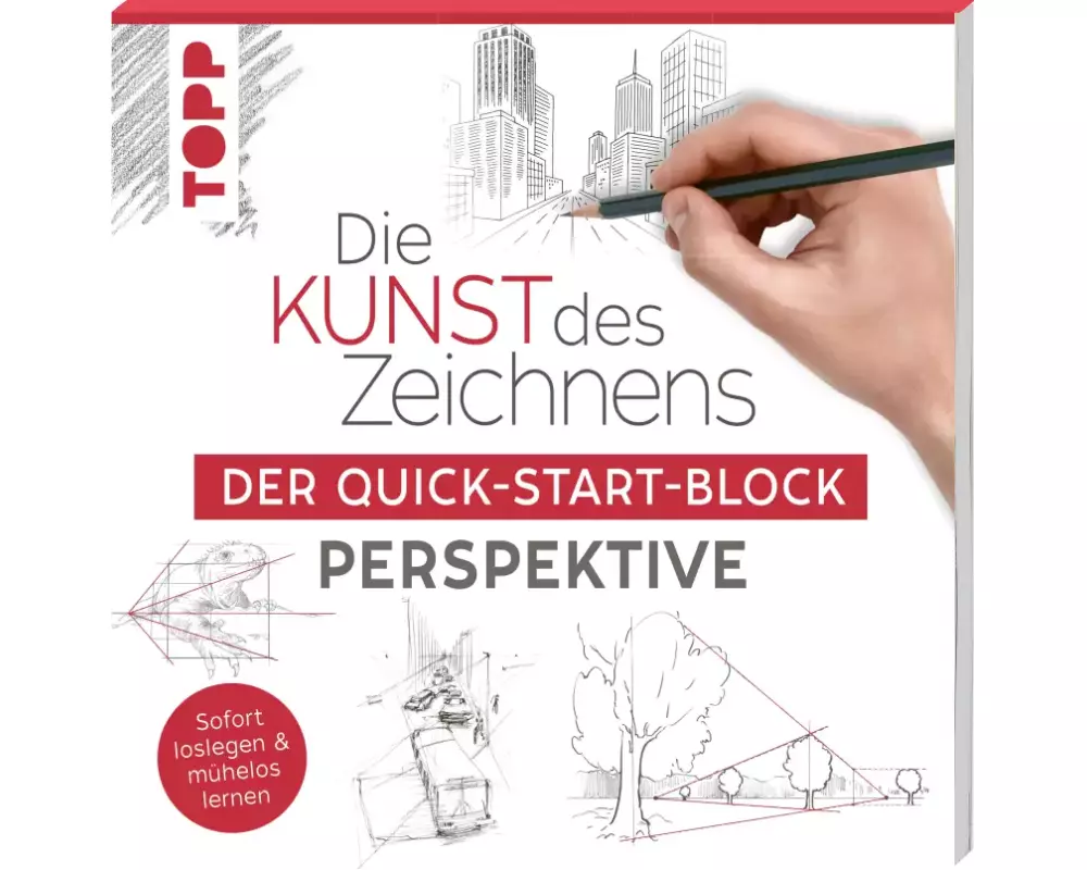 Die Kunst des Zeichnens. Der Quick-Start-Block Perspektive