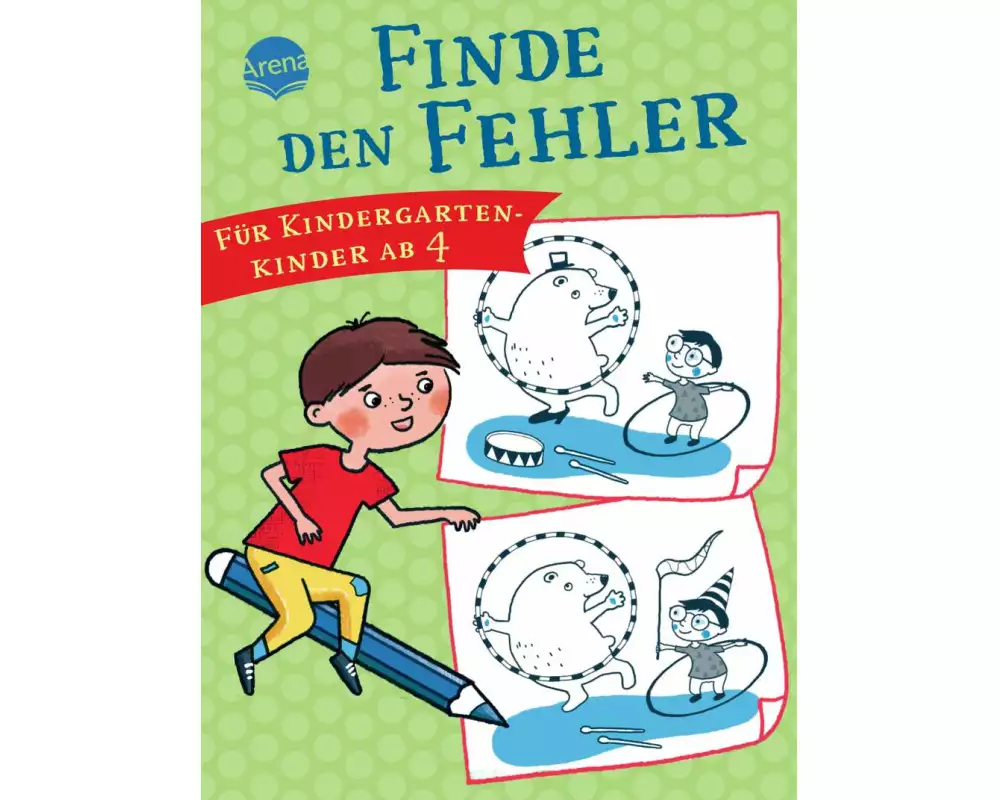 Finde den Fehler. Für Kindergartenkinder ab 4
