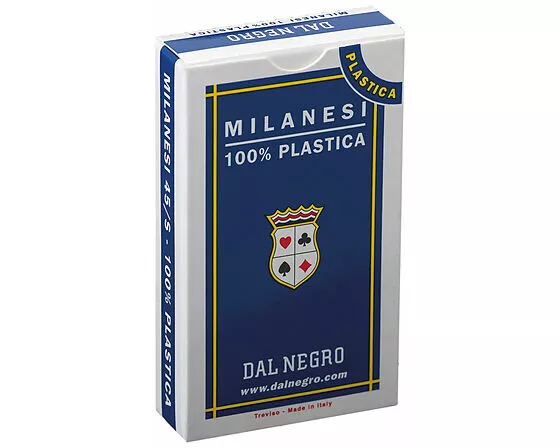 Milanesi Spielkarten blau