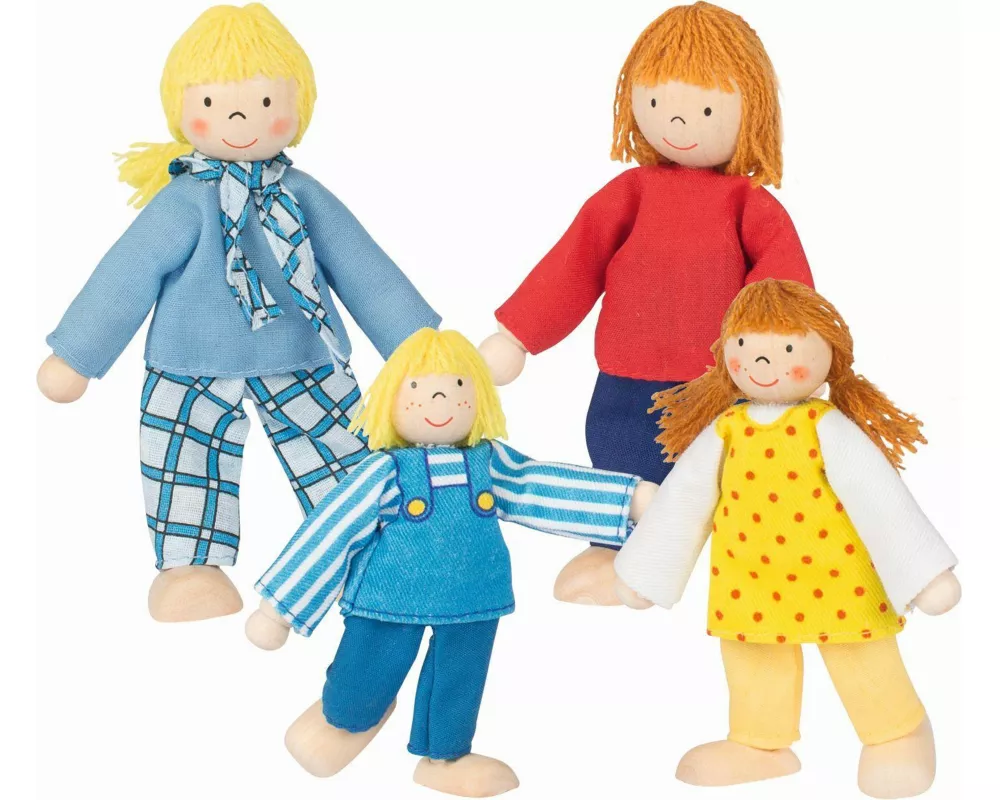 Biegepuppen Junge Familie