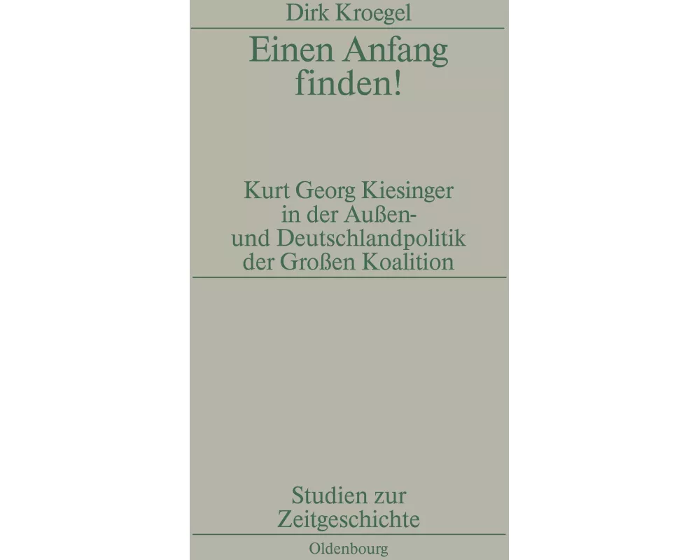 Einen Anfang finden!