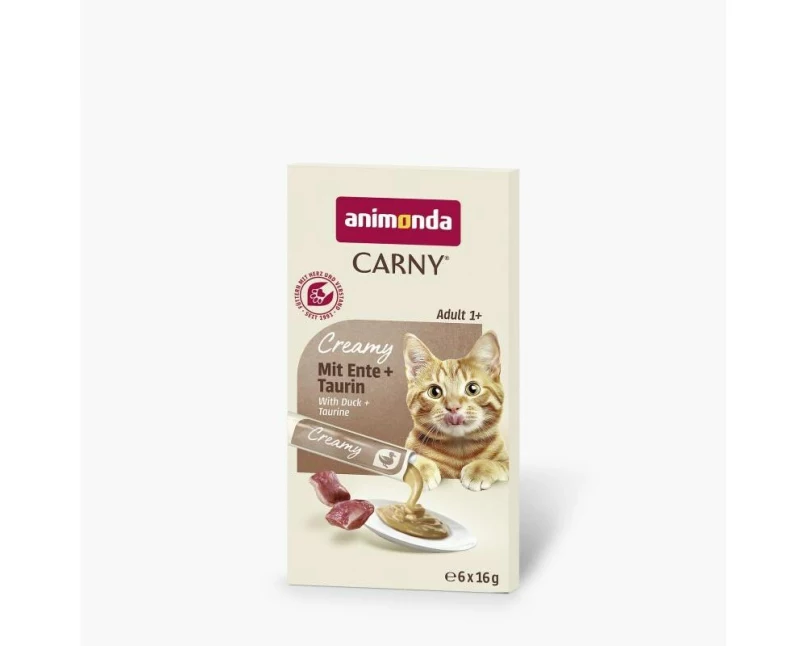 animonda Carny Adult Creamy Ente Taurin 6 x 16 g