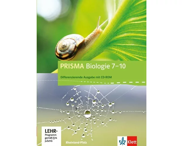 Prisma Biologie 7.-10. Schuljahr - Ausgabe für Rheinland-Pfalz - Differenzierende Ausgabe. Schülerbuch mit Schüler-CD-ROM