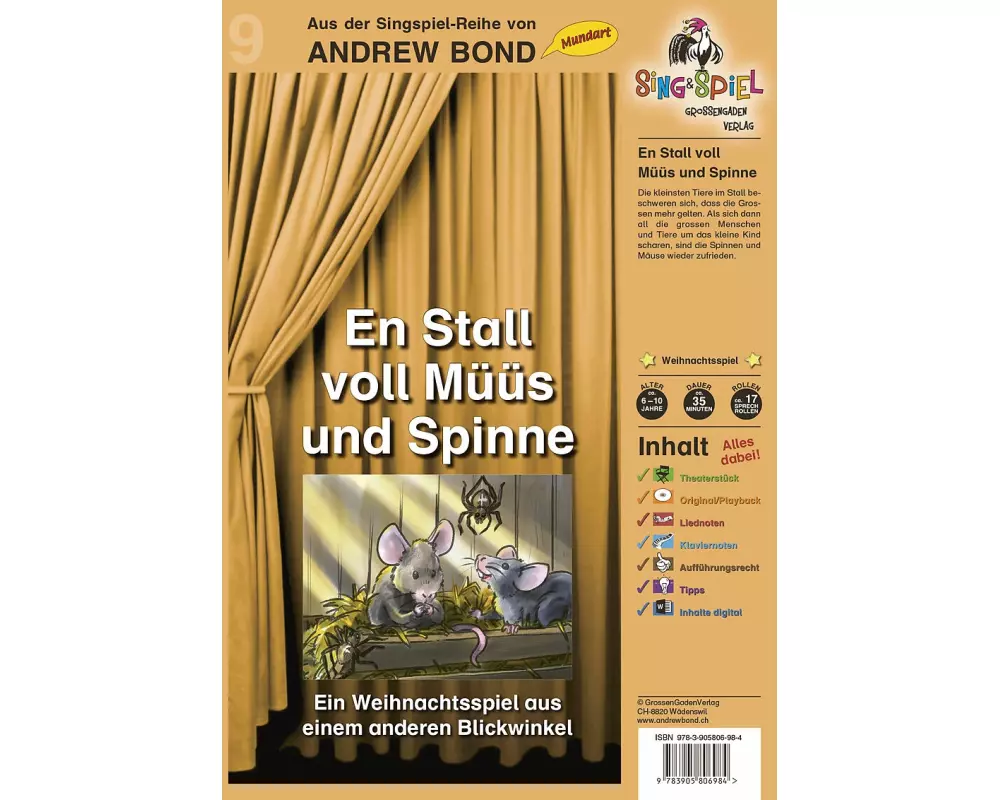 En Stall voll Müüs und Spinne, Singspiel mit CD (SS09)
