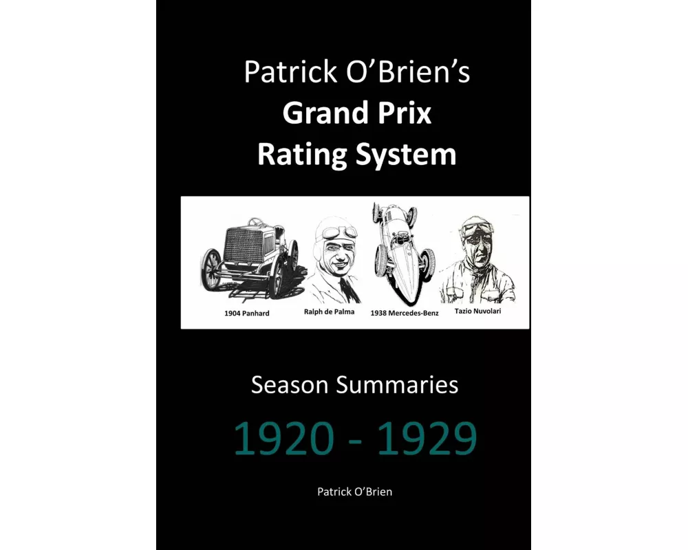 Patrick O'brien's Grand Prix Rating System: Season Summaries 1920-1929