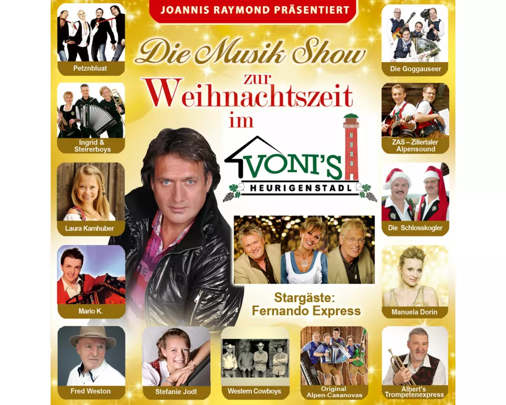 Die Musik Show zur Weihnachtszeit,J.Raymond präs