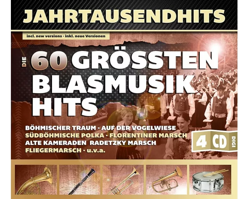 Die 60 gröáten Blasmusikhits