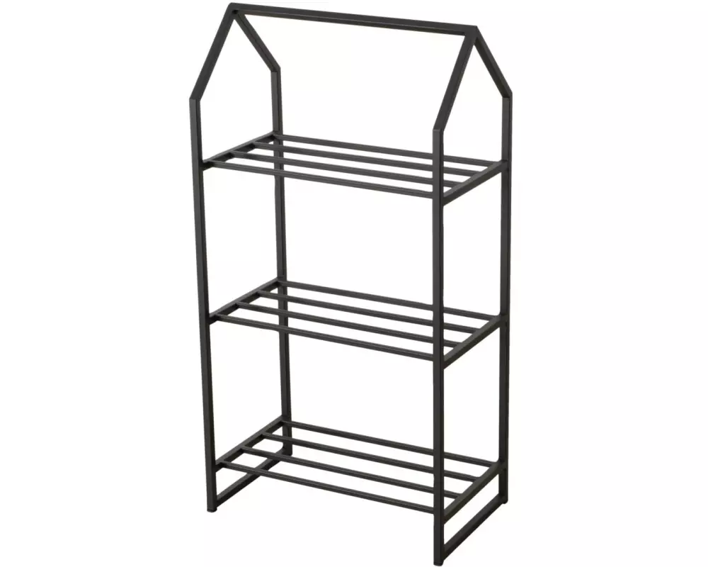 Boltze Regal Plock 28 cm x 87 cm, Schwarz