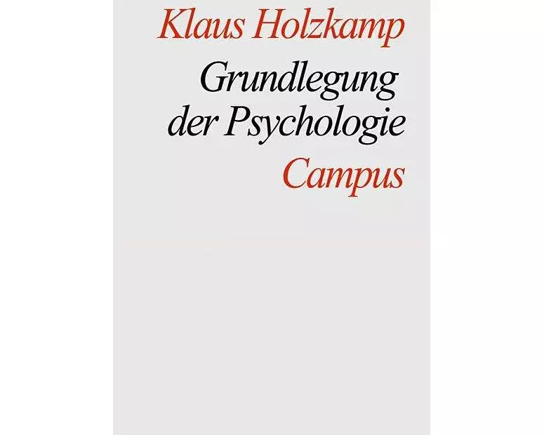 Grundlegung der Psychologie