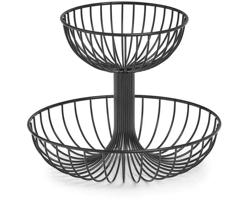 Zeller Present Früchtekorb 1 Stück, Schwarz