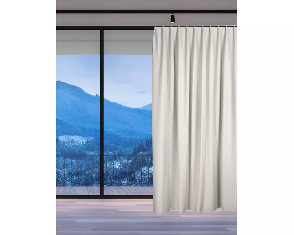Casa Leon Nachtvorhang 140 cm x 245 cm, Creme