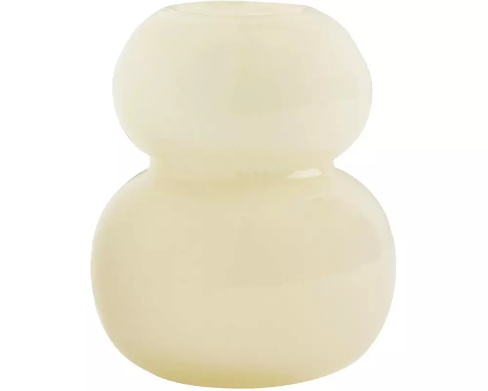 OYOY Vase Lasi extraklein 12.5 cm, Hellbeige