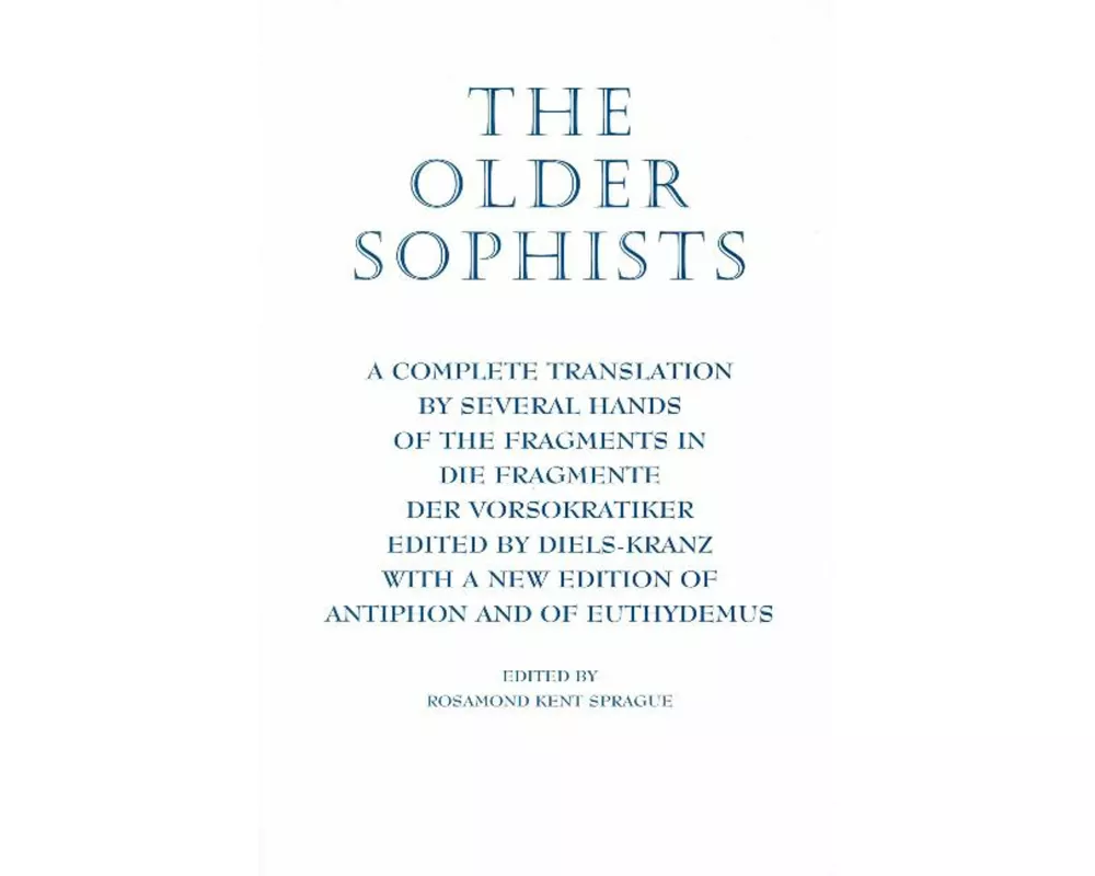 The Older Sophists