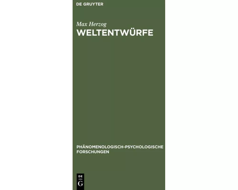Weltentwürfe