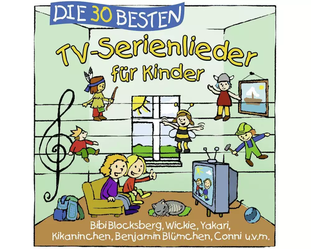 Die 30 besten TV-Serienlieder für Kinder